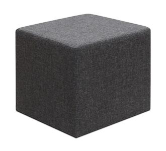 Σκαμπώ Linda Megapap υφασμάτινο χρώμα ανθρακί 40x40x40εκ. |  Σκαμπώ στο espiti