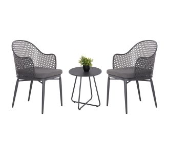 ΣΕΤ LOUNGE 3TMX ΕΞ.ΧΩΡΟΥ OREGO HM21107.01 ΑΛΟΥΜΙΝΙΟ & ΜΕΤΑΛΛΟ ΣΕ ΣΚΟΥΡΟ ΓΚΡΙ |  Σαλόνια κήπου στο espiti
