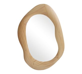 Καθρέπτης οβάλ Enola pakoworld mdf σε φυσική απόχρωση 54x2.5x80εκ |  Καθρέπτες στο espiti