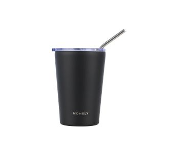 HOMELY ΘΕΡΜΟΣ MUG 400ml MIDNIGHT BLACK - 01-32623 Estia |  Θερμός & Αξεσουάρ στο espiti