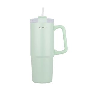 HOMELY ΘΕΡΜΟΣ STRAW TUMBLER 900ml SEAFOAM - 01-34559 Estia |  Θερμός & Αξεσουάρ στο espiti