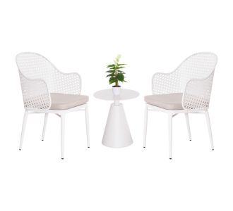 ΣΕΤ LOUNGE 3TMX ΕΞ.ΧΩΡΟΥ OREGO HM21106.02 ΑΛΟΥΜΙΝΙΟ ΣΕ ΛΕΥΚΟ |  Σαλόνια κήπου στο espiti