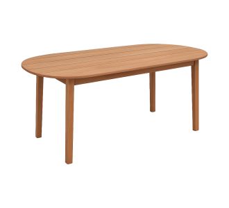 Τραπέζι Skyl pakoworld teak ξύλο σε φυσική απόχρωση 190x90x75εκ |  Τραπέζια στο espiti