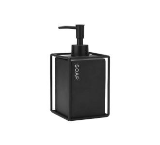 ESTIA ΑΝΤΛΙΑ ΣΑΠΟΥΝΙΟΥ CAGE 450ml ΚΕΡΑΜΙΚΗ ΜΑΥΡΗ ΜΕ ΜΕΤΑΛΛΙΚΟ ΠΛΑΙΣΙΟ - 02-29999 Estia |  Αξεσουάρ Μπάνιου - διάφορα στο espiti