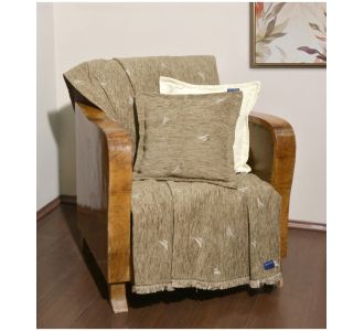 Ριχτάρι Μονοθέσιο 170x180 Σενίλ Μπεζ |  Ριχτάρια στο espiti