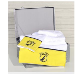 Nautica Des 917 Πετσέτες Σετ 2τεμ. Κίτρινο 30χ50 70χ140 - 450 γρμ/τεμ |  Βρεφικές πετσέτες στο espiti