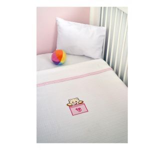 Fisher Price Πικέ Κουβέρτα des.206 Κούνιας |  Βρεφικές Κουβέρτες στο espiti