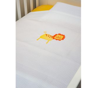 Baby Oliver des.470 Κουβέρτα Πικέ Κούνιας 100x140 |  Βρεφικές Κουβέρτες στο espiti