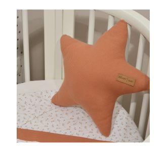 Oliver Baby Des.400 Μαξιλάρι Διακοσμητικό Αστέρι Διπλής  Όψης  Κεραμιδί 37x37 |  Βρεφικά Διάφορα στο espiti