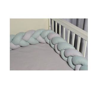 Πλεξούδα τριπλή βαμβακερή 20X200  με ειδική εσωτερική επένδυση Design 3305 Oliver Baby |  Βρεφικές Πάντες στο espiti