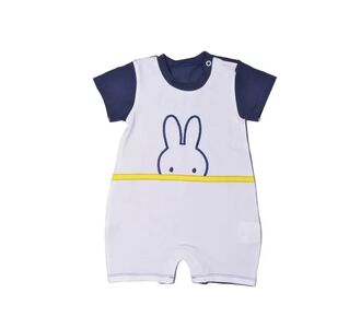 Miffy Des.10 Φορμάκι Καλοκαιρινό Λευκό Με Κέντημα 9-12 Mηνών/74 cm |  Βρεφικά Ρουχα στο espiti