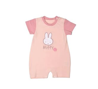 Miffy Des.12 Φορμάκι Καλοκαιρινό Ροζ Ανοιχτό Με Κέντημα 9-12 Mηνών/74 cm |  Βρεφικά Ρουχα στο espiti