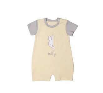 Miffy Des.14 Φορμάκι Καλοκαιρινό Εκρού Με Κέντημα 9-12 Mηνών/74 cm |  Βρεφικά Ρουχα στο espiti