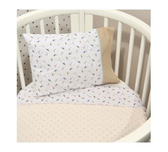 Oliver Baby Des.404 Minky Κουβέρτα Αγκαλιάς Διπλής Όψης Μπεζ 75x95 |  Βρεφικές Κουβέρτες στο espiti