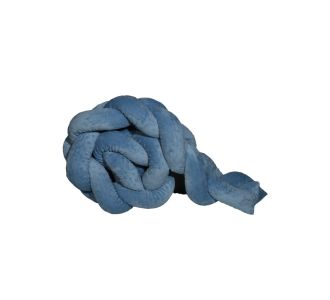 Πλεξούδα βελουτέ 20Χ200 cm Μπλε Ανάγλυφη Design 928 Oliver Baby |  Βρεφικές Πάντες στο espiti
