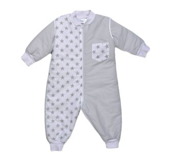 Oliver Baby des.15 Υπνοφόρμα ΧΩΡΙΣ αποσπώμενα μανίκια Γκρι-2,5 Tog-Νο1/0,75cm |  Βρεφικά Ρουχα στο espiti