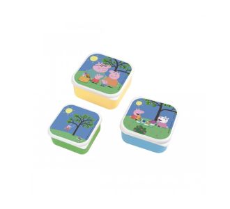 ΣΕΤ 3 ΦΑΓΗΤΟΔΟΧΕΙΩΝ PEPPA PIG - PETΙΤ JOUR PARIS |  Βρεφικές Πάντες στο espiti