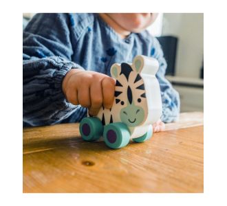 Ζέμπρα Push & Pull Orange Tree Toys |  Βρεφικές Πάντες στο espiti