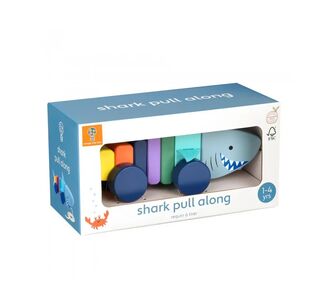 Καρχαρίας συρόμενο ξύλινο παιχνίδι Orange Tree Toys |  Βρεφικές Πάντες στο espiti