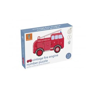 Παζλ αριθμών πυροσβεστική Orange Tree Toys |  Βρεφικές Πάντες στο espiti