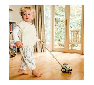 Τρακτέρ Push Along Orange Tree Toys |  Βρεφικές Πάντες στο espiti
