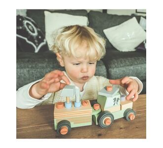 Τρακτέρ με εργαλεία Orange Tree Toys |  Βρεφικές Πάντες στο espiti