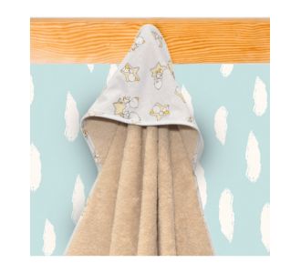 Μπουρνούζι κάπα 75x75 100% βαμβάκι 450 γρμ/τμ Design 210 Oliver Baby |  Βρεφικές Πάντες στο espiti