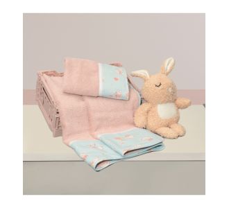 Σετ πετσέτες 2 τεμ 100% βαμβάκι 450 γρμ/τμ 30x50 & 70x120 Design 212 Oliver Baby |  Βρεφικές Πάντες στο espiti