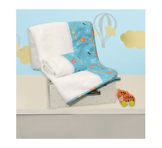 Σετ πετσέτες 2 τεμ 100% βαμβάκι 450 γρμ/τμ 30x50 & 70x120 Design 216 Oliver Baby |  Βρεφικές Πάντες στο espiti