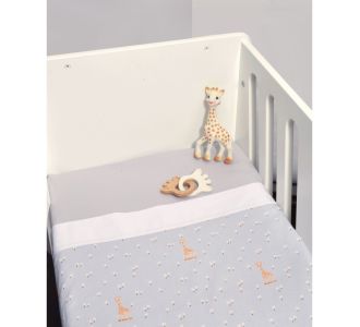 Σεντόνια Λίκνου Σετ 2τ -75x110-100% Βαμβάκι Design 505 Sophie La Girafe |  Βρεφικές Πάντες στο espiti