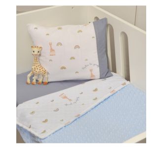 Κουβέρτα κούνιας διπλής όψης Minky Sophie La Girafe σχ 501 |  Βρεφικές Πάντες στο espiti
