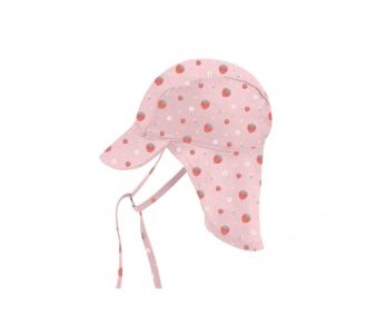 Καπέλο παραλίας με κορδόνια και προστασία από τον ήλιο Strawberries Monnëka 6-12 μηνών |  Βρεφικές Πάντες στο espiti