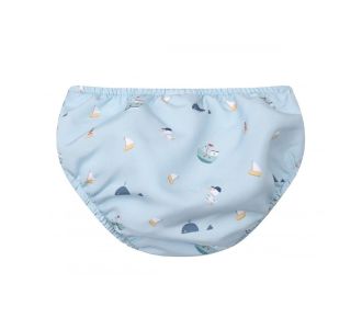 Εκπαιδευτικό μαγιό πάνας με βολάν Fishing Boat Monnëka 12- 18 Μηνών με προστασία από τον ήλιο. |  Βρεφικές Πάντες στο espiti