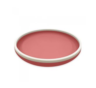 Πιάτο Σιλικόνης 18 cm - Ροζ - Smikkels |  Βρεφικές Πάντες στο espiti