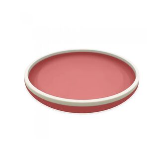 Πιάτο Σιλικόνης 18 cm - Ροζ - Smikkels |  Βρεφικές Πάντες στο espiti