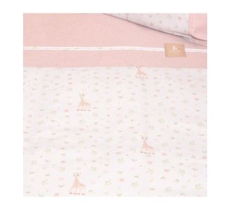 Παπλωματοθήκη με Φερμουάρ 100x140 Design 502 Sophie La Girafe |  Βρεφικές Πάντες στο espiti