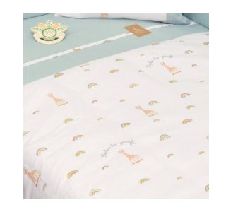 Παπλωματοθήκη με Φερμουάρ 100x140 Design 503 Sophie La Girafe |  Βρεφικές Πάντες στο espiti