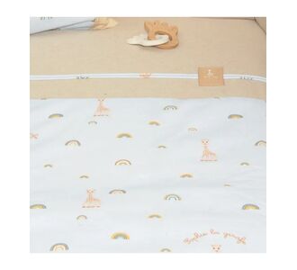 Παπλωματοθήκη με Φερμουάρ 100x140 Design 504 Sophie La Girafe |  Βρεφικές Πάντες στο espiti