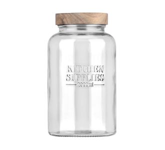 ESTIA ΔΟΧΕΙΟ ΑΠΟΘΗΚΕΥΣΗΣ ALLURE ΓΥΑΛΙΝΟ 2000ml 12x12x21.6cm - 01-31480 Estia |  Εργαλεία Κουζίνας - Αξεσουάρ στο espiti