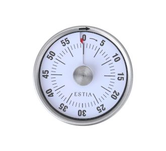 ESTIA ΧΡΟΝΟΜΕΤΡΟ ΚΟΥΖΙΝΑΣ ΑΝΑΛΟΓΙΚΟ 60 ΛΕΠΤΩΝ ΜΕ ΜΑΓΝΗΤΗ INOX - 01-32692 Estia |  Εργαλεία Κουζίνας - Αξεσουάρ στο espiti