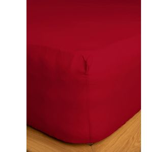 Κατωσέντονο Cotton Feelings με λάστιχο 113 Red Μονό (100x200+30) Sunshinehome |  Σεντόνια Μονά / Ημίδιπλα στο espiti
