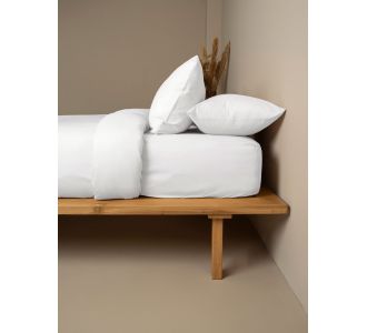 Σετ Σεντόνια Cotton Feelings 100 White Μονό με λάστιχο(105x205+30) Sunshinehome |  Σεντόνια Μονά / Ημίδιπλα στο espiti