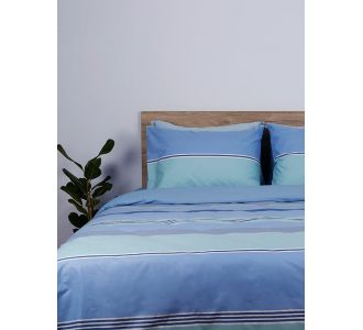 Σετ Σεντόνια Cotton Feelings 2034 Blue King Size (260x270) Sunshinehome |  Σεντόνια Διπλά στο espiti