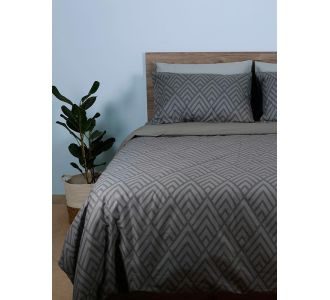 Σετ Σεντόνια Cotton Feelings 2036 Grey King Size (260x270) Sunshinehome |  Σεντόνια Διπλά στο espiti