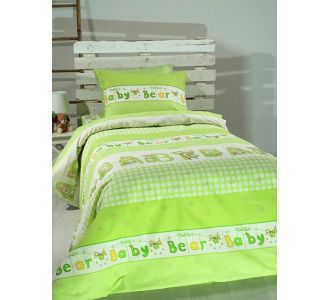Σετ Σεντόνια Cotton Feelings εμπριμέ 8481 Green Μονό (165x270) Sunshinehome |  Σεντόνια Μονά / Ημίδιπλα στο espiti
