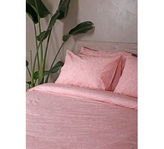 Σετ Σεντόνια Cotton Feelings 2040 Pink Διπλό με λάστιχο (150x205+30) Sunshinehome |  Σεντόνια Διπλά στο espiti