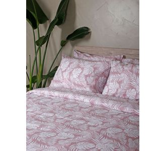 Σετ Σεντόνια Cotton Feelings 2038 Pink Διπλό με λάστιχο (150x205+30) Sunshinehome |  Σεντόνια Διπλά στο espiti