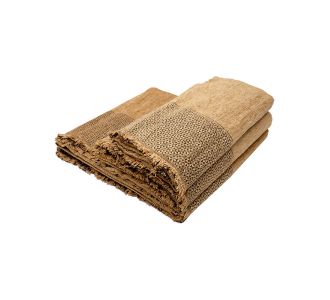 Ριχτάρι Σενίλ Frame 4 Brown Σετ 2 τεμαχίων (2θ – 3θ) Sunshinehome |  Ριχτάρια στο espiti