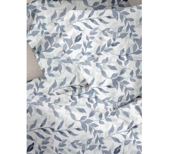 Παπλωματοθήκη Menta Εμπριμέ 050 Blue Μονή (170x250) Sunshinehome |  Παπλωματοθήκες Μονές στο espiti