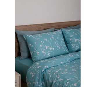 Παπλωματοθήκη Cotton Feelings 924 Aqua Μονή (170x250) Sunshinehome |  Παπλωματοθήκες Μονές στο espiti